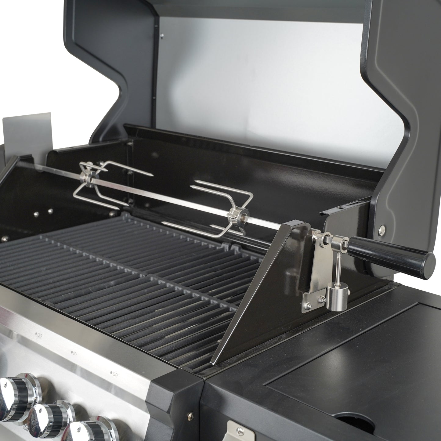 GIRARROSTO IN ACCIAO INOSSIDABILE PER BARBECUE 4 O 3 FUOCHI (MADRID - MADRID BUILT-IN - PRAGA)